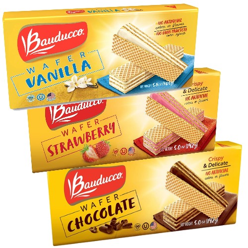 Bauducco Variety Wafer -  Bundle Pack of 3