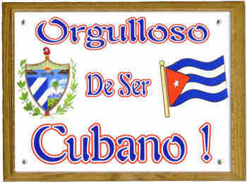 FRAMED PRINT ORGULLOSO DE SER CUBANO