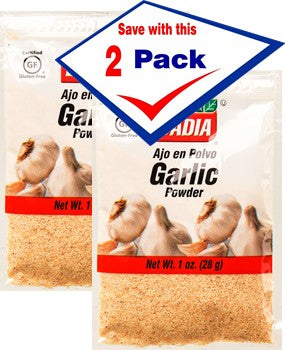 Badia Garlic Powder 1 oz Pack of 2