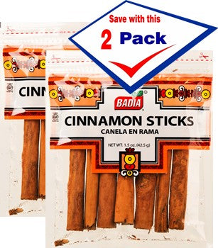 Badia Cinnamon Sticks 1.5 oz Pack of 2