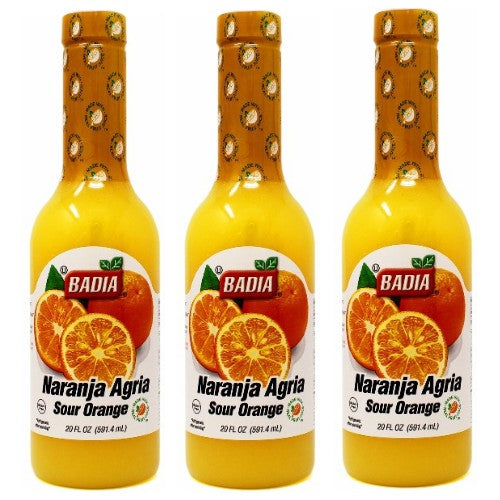 Badia Sour Orange 20 oz Bottle. Pack of 3