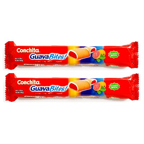 Guava Bites Cookies by Conchita. 4.9 oz. Pack of 2