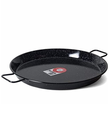 Glazed Coated Small Paella Pan 10"