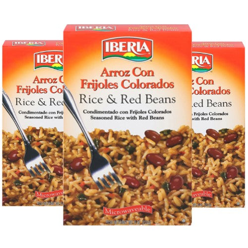 Iberia Rice with Red Beans Box 8 oz Pack of 3