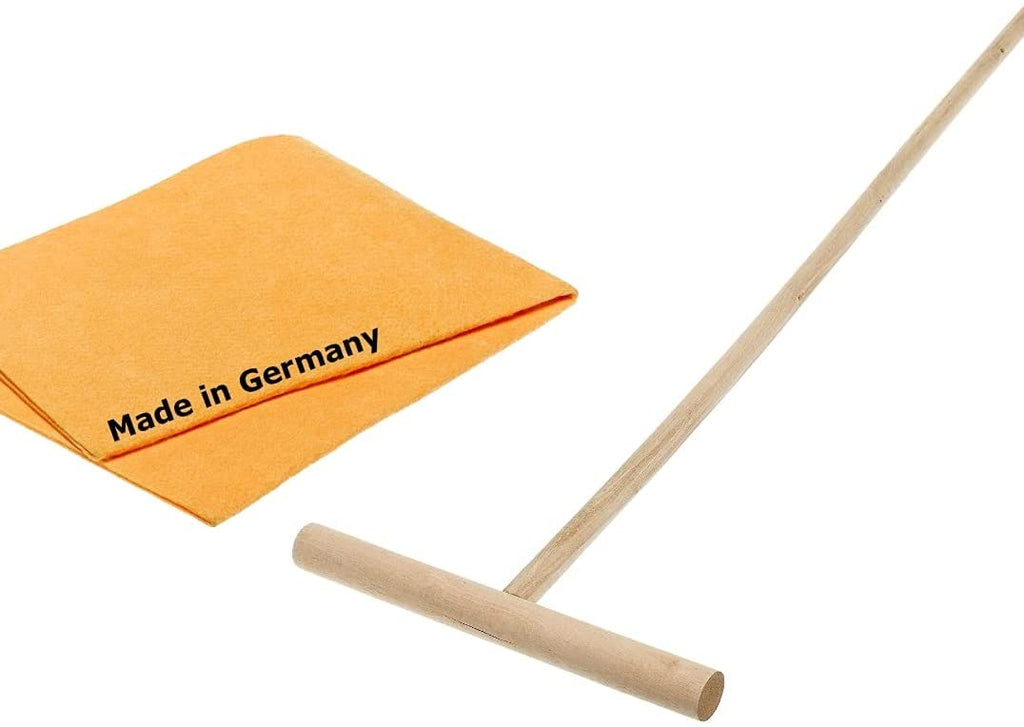 Cuban mop with 2 FREE Shammy Chamois. Traditional wood construction.