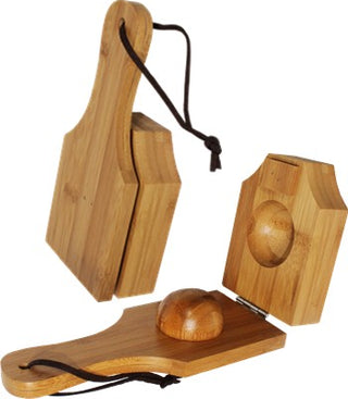 Toston Maker  for Stuffing Tostones. Tostonera. Quality bamboo wood construction..