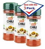 Badia Chili Powder Organic 2 oz Pack of 3