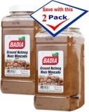 Badia Nutmeg Ground 4 pounds Pack of 2