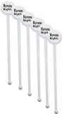 "Havana Night Drink Stirrer  7"" Tall. Set of 6 White"