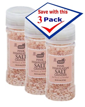 Badia Pink Himalayan Salt 4.50 Oz Pack Of 3: CUBANFOODMARKET.COM