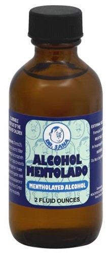 Mentholated Alcohol,  Alcohol Mentolado 2 oz