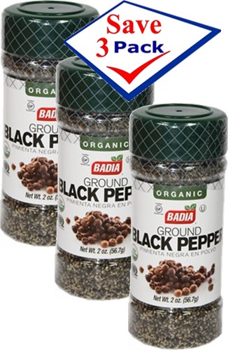 Organic Black Pepper Ground - Badia Spices