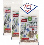 Badia Whole Trilogy Heatlh Seed 1.5 oz Flax Chia Hemp Pack of 3