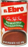 El Ebro Red Bean Soup. Cuban style. 15 oz