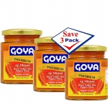 Goya Dried Yellow Hot Pepper Paste 7.5Oz Aji Mirasol Pack Of 3