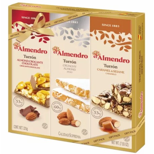 Traditional Turron Assortment- Gift Pack By El Almendro