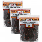 Flor De Jamaica / Hibiscus Flower . Sorrel 8 Oz Pack of 3