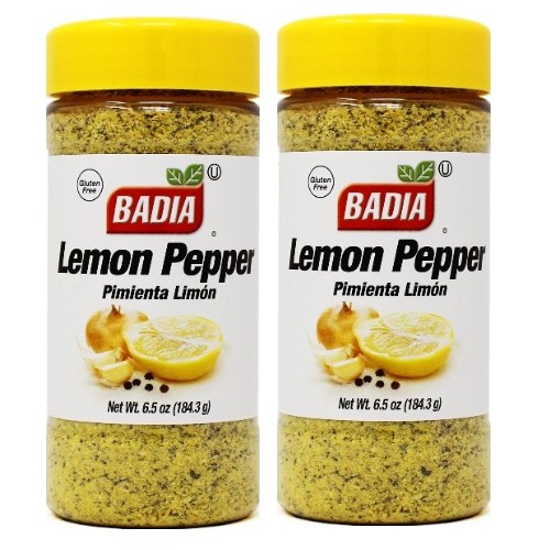 Badia Spices Seasoning Lemon Pepper - Case Of 6/6.5 Oz : Target