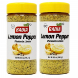 Badia Lemon Pepper Seasoning 6.5 oz Pack of 2