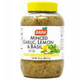 Badia Minced Garlic Lemon and Basil 32  oz