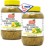 Badia Minced Garlic Lemon and Basil 32 oz pack of 2