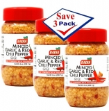 Badia Minced Garlic & Red Chili Pepper 8 oz Pack of 3