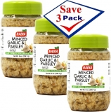 Badia Minced Garlic & Parsley 8 oz Pack of 3
