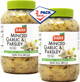 Badia Minced Garlic & Parsley 8 oz Pack of 2