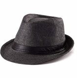 Black Fedora Hat. Stylish New Look, Unisex