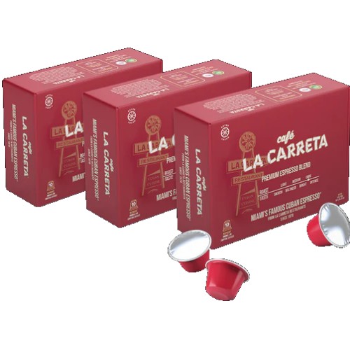 Cafe la Carreta Nespresso Capsules - 3 Packs of 10 Capsules