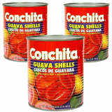 Conchita Guava Shells  32 oz can  pack of 3