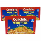 Conchita White Tuna in Tomato 4 oz Pack of 3