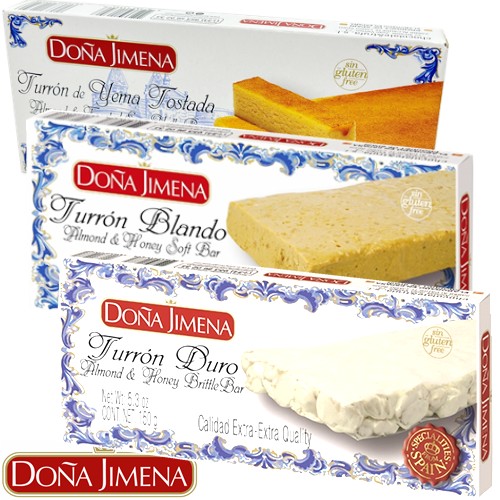 Doña Jimena Turron Variety Pack 3 Flavors