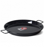 Glazed coated small paella pan 11" Servings 3
