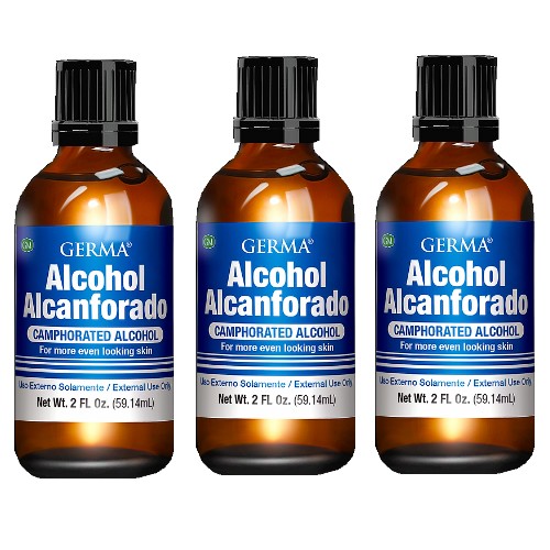 Camphorated Alcohol, Alcohol Alcanforado 2 oz Pack of 3