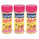 Adobo Goya Seasoning with Saffron 8 Oz Pack of 3