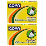 Goya Chicken Powdered Bouillion 2.82 oz Pack of 2