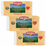 Iberia Coarse Yellow Corn Meal 24 oz Pack of 3