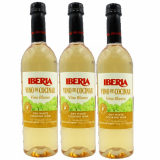 Iberia Dry White Cooking Wine 25.4 oz Pack of 3