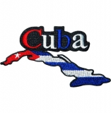 Isle of Cuba Patch. Large 4.5" x 2"