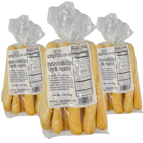 Cuban Palitroque - Bread Sticks by Cruz Bakery 5 oz Pack of 3