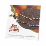 Chocolate Turron Cake with almonds by San Andres 150 gr