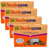 Goya Sazon con Culantro y Achiote Jumbo Pack 6.33 oz Pack of 4