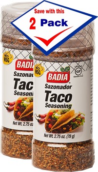 Badia Taco Seasoning Mexican Blend Sazonador de Tacos 2.75Oz/New Sealed