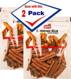 Badia Cinnamon Sticks Bag with Zipper Pack of 2 12 oz resealable bag