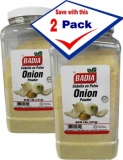 Badia Granulated Onion 4 lbs Pack of 2.