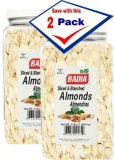 Badia Almonds Sliced & Blanched 3 lbs Pack of 2