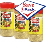 Badia Adobo Seasoning with pepper 7 oz Pack of 3