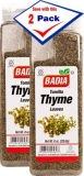 Badia Thyme Leaves Whole 8 oz Pack of 2