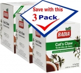Badia cats claw. 10 individual tea bags Pack of 3